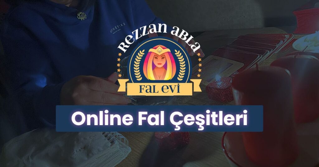 Bu görselde fal bakan rezzan sultan yer alıyor görselin üzerinde rezzan abla logosu ve online fal çeştleri öne çıkıyor