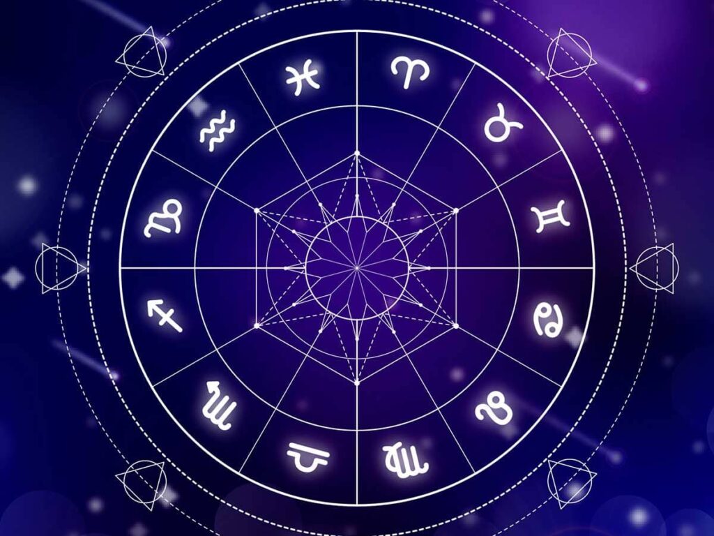 Burçların sembollerinin yer aldığı astrolojik çember. Yıldızların büyüsü ve gezegen hareketleriyle şekillenen burç enerjilerini temsil eden zarif bir tasarım.